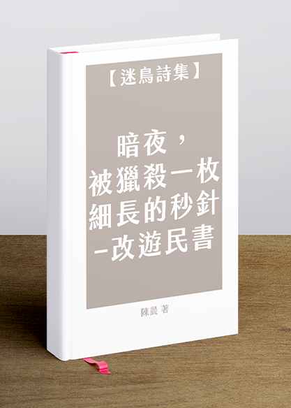 【迷鳥詩集】暗夜,被獵殺一枚細長的秒針–改遊民書